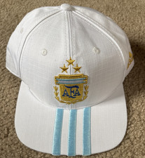 Argentina F&uacute;tbol AFA 3* White Blue Adidas Cap
