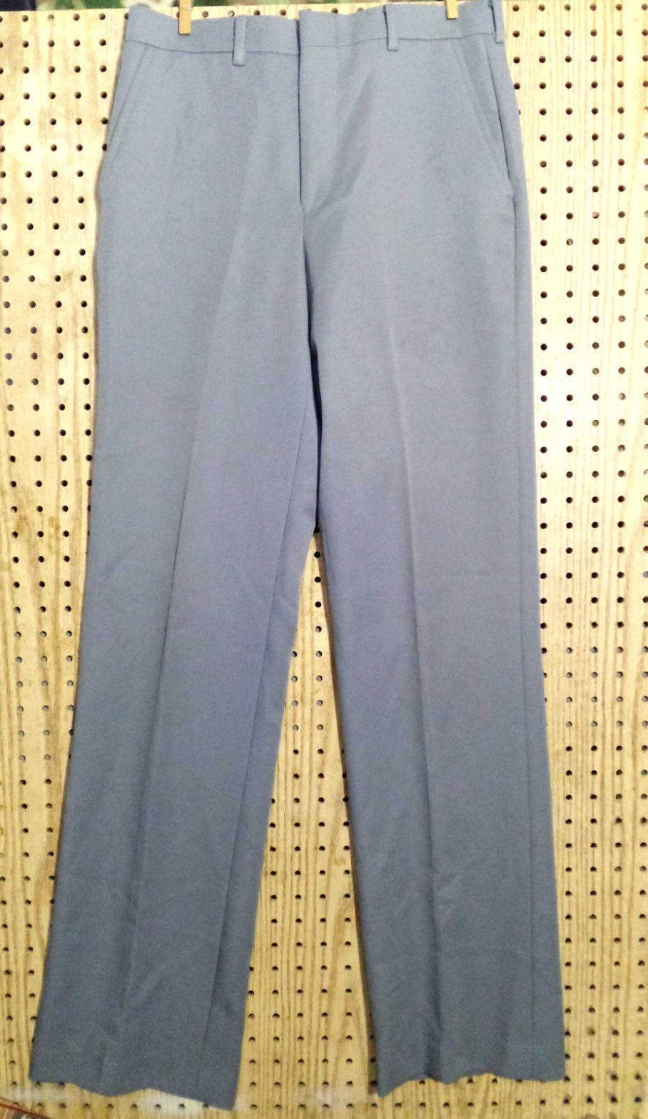 All Seasons Comfort Action Mens Grey Woven Dress Pants W30 L34 Super Stretch