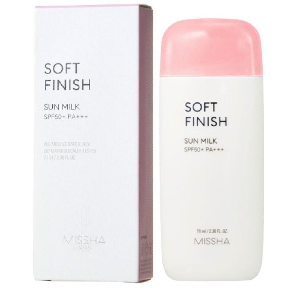 Missha - All-Around Safe Block Soft Finish Sun Milk Spf50+ Pa+++ 70Ml 2018 New Version - Image 2