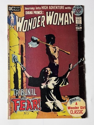 Wonder Woman #199 (1972)  Iconic Bondage cover in 6.0 Fine -Unlimited Shipping