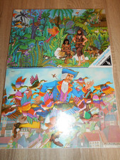 Ravensburger Puzzle 2x126 Teile: Robinson Crusoe + Münchhausen von 1971 - komple