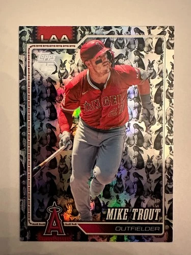 2026 Topps MIKE TROUT Easter Bunny Foil Parallel card # 350