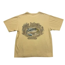 Keep It Simple Shirt Mens XL Yellow Livin Life Laid Back Beach No Bad Days