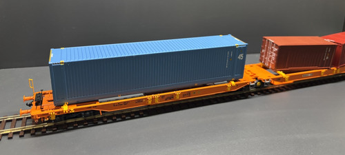 Roco H0 77360 Doppeltaschen-Gelenkwagen Sdggmrs der WASCOSA | OVP | Condition: Gebraucht