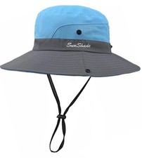 Wide Brim Fishing Hat UV Sun Protection Bucket Cap Boonie Hat for Men Women