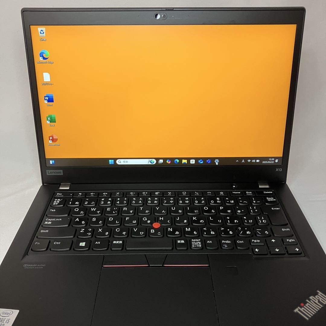 ★ThinkPad X13gen1 i5 8G SSD256G office付き Lenovo ThinkPad X13 Gen1 13.3