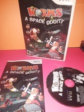 Worms: A Space Oddity Nintendo Wii, 2006 CIB Complete With Manual Free Shipping