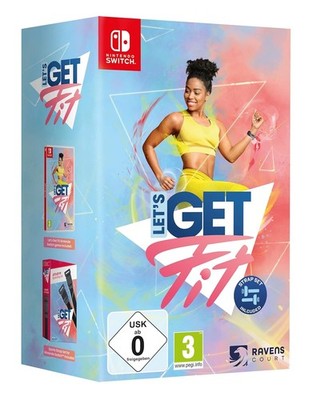 Lets Get Fit inkl. Sportgurte-Set (Bundle) (Switch) (NEU) (OVP)