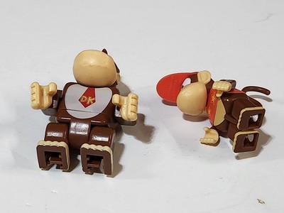 KNEX Donkey Kong & Diddy Action Mini Figures Super Mario Kart Wii