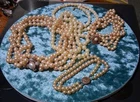 vintage lot costume jewelry necklaces