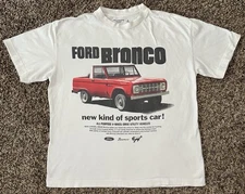 Abercrombie & Fitch Soft A&F Ford Bronco Tee Men MD 22” X 26” Oversized