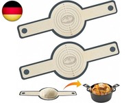 2 StüCk Backmatte Brot FüR Dutch Oven, Silikon Brotschlinge Rund Mit Langen G