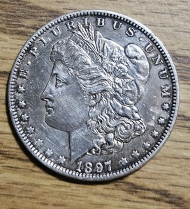 1897-O AU Morgan Silver Dollar #2486