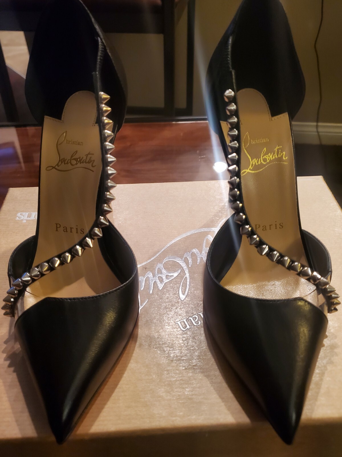 christian louboutin spike heels