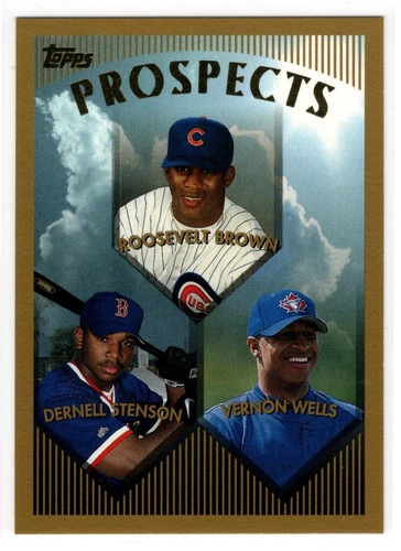 VERNON WELLS, BROWN, STENSON 1999 TOPPS PROSPECTS #436