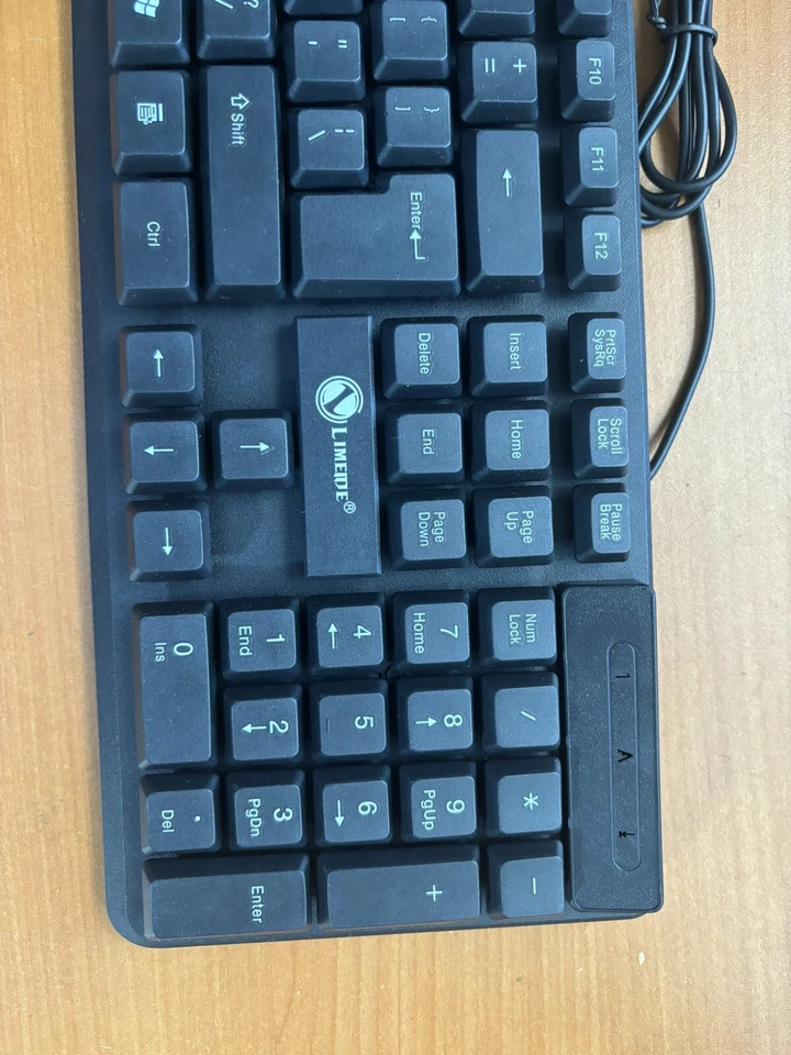 Lot 10 Wired Keyboard Limeide, US Black, Bulk 1C - Image 4 of 4