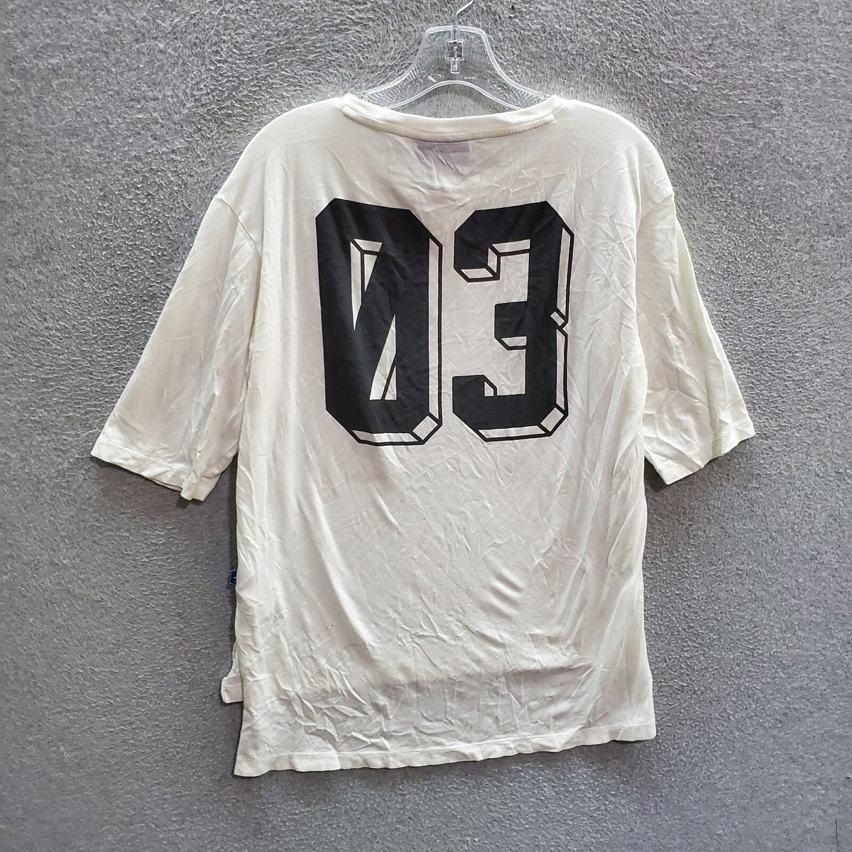 Adidas Women Top XS White Original Logo Trefoil The Mark Of A