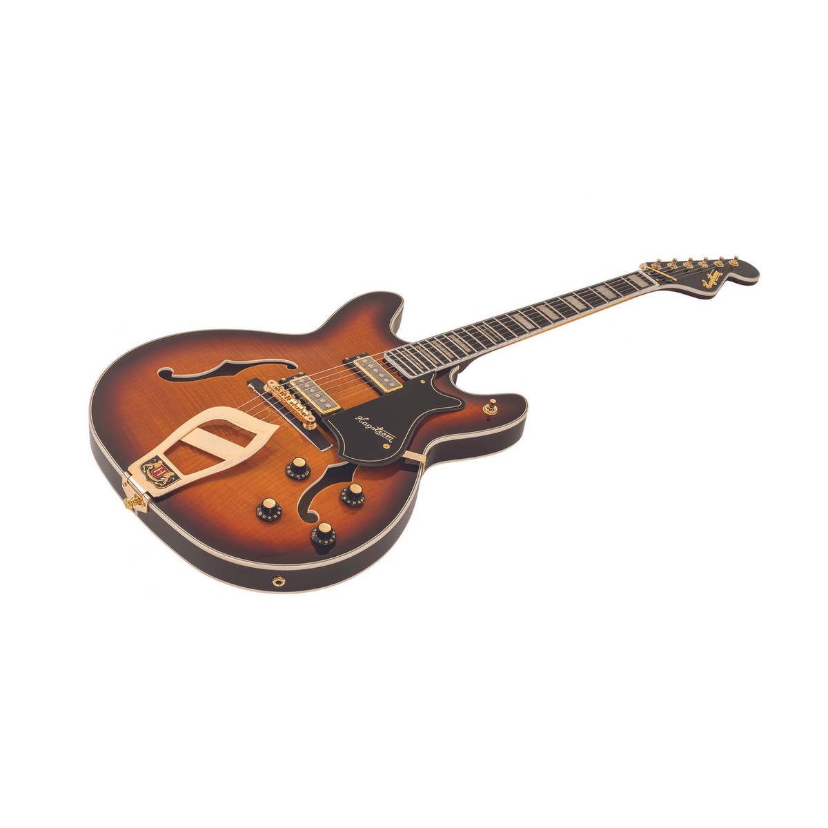 Hagstrom VIK67-G-VSB '67 Viking II Semi-Hollow Guitar, Vintage