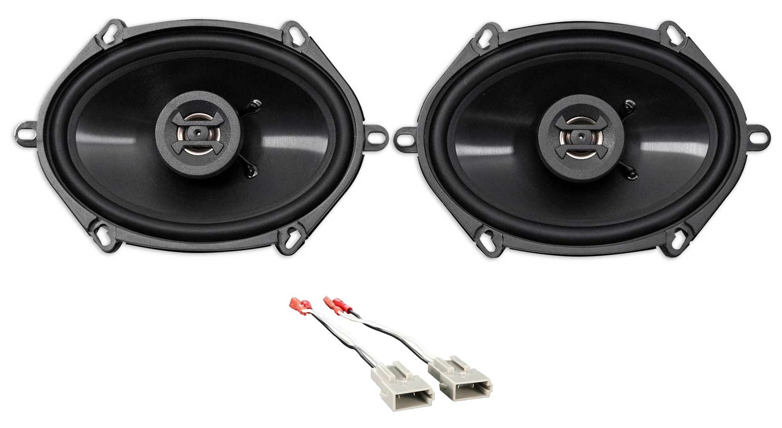 Заводской комплект для замены фронтальных динамиков Hifonics для Mercury Cougar 1989-1997 годов выпуска 6490₽