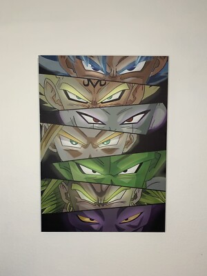 Dragon Ball Z Anime Wall Decor Canvas With Frame Home Decor | eBay