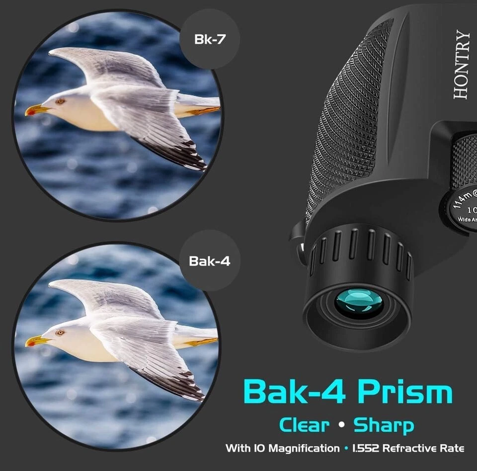 Hontry Binoculars for Adults and Kids, 10x25 Compact Binoculars for Bird Watc... - Image 4 of 4