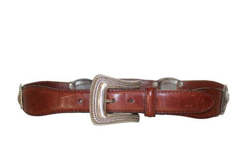 New York Studio Vintage Gold Tone Concho Belt 1.5\