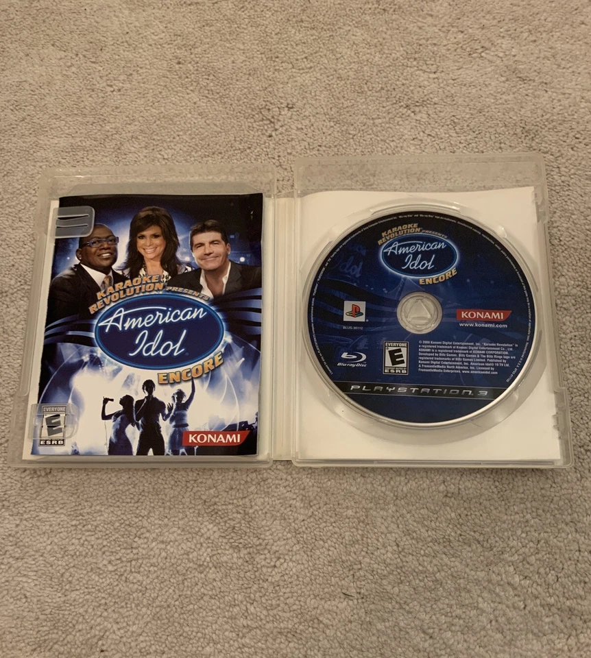Karaoke Revolution Presents: American Idol Encore (2008) PS3 CIB Tested Working - Image 3 of 3