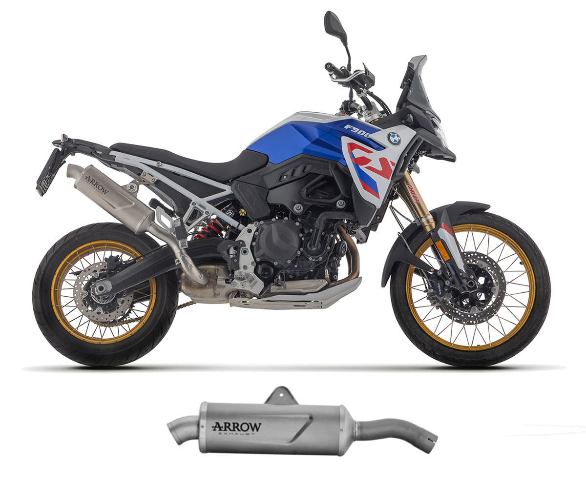 Arrow IndyRaceEVO Titan Exhaust Inox End Cap Muffler for BMW F 900 GS / ADV 2024