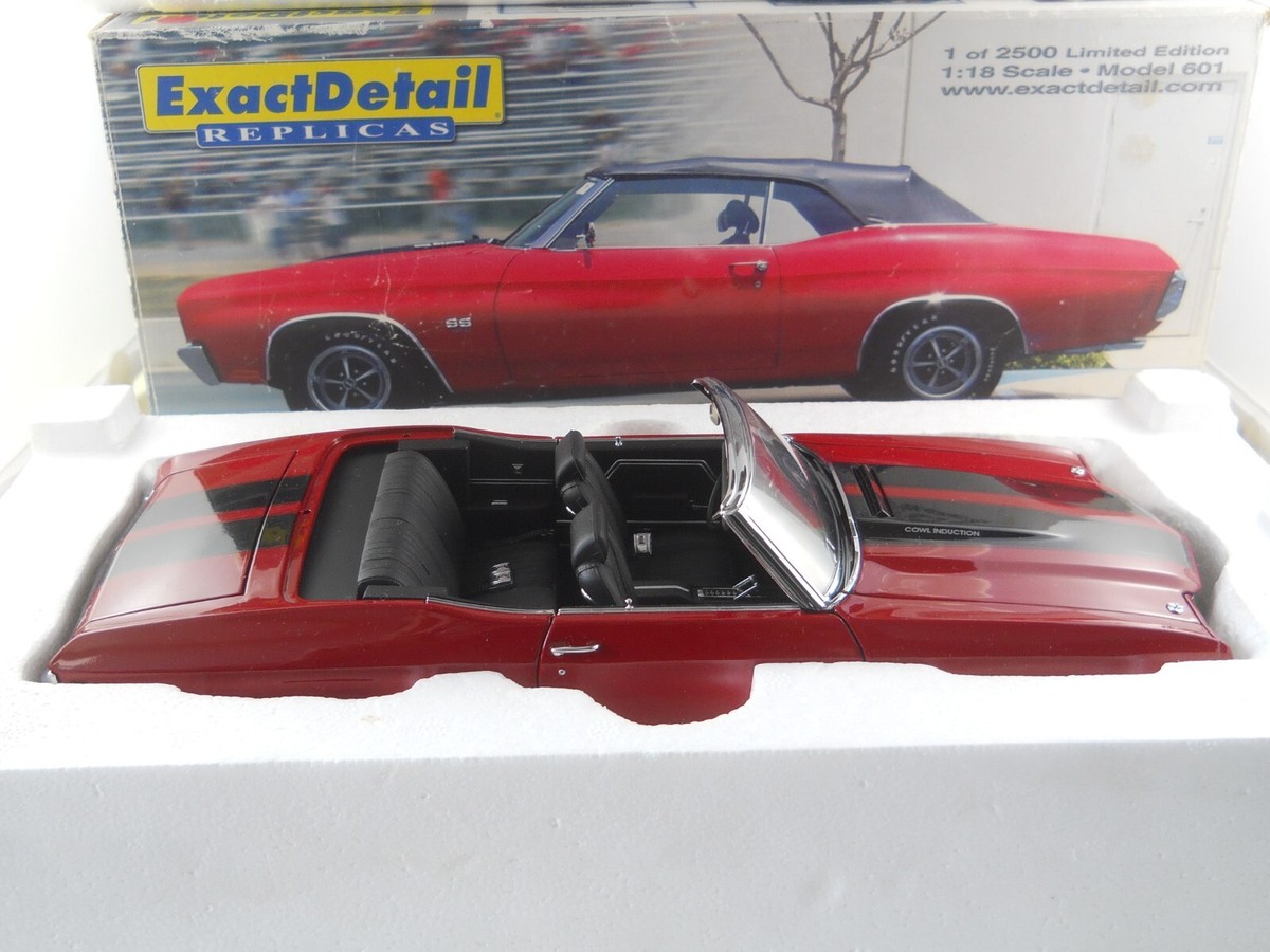 Exact Detail 1970 Chevrolet Chevelle LS6 1:18 Diecast w/ Box | eBay