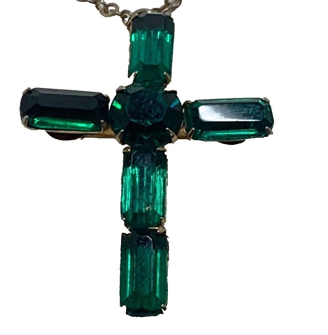 Oro Amarillo Esmeralda Cobre Collares y colgantes De moda