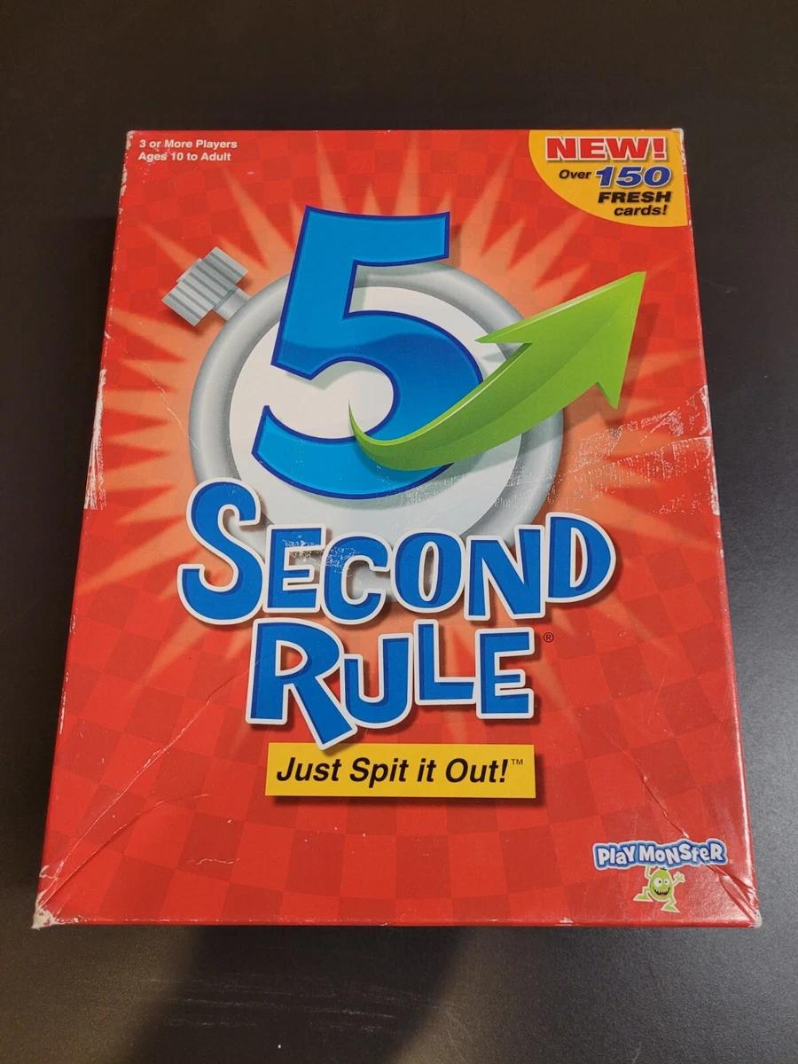 5 Second Rule - Just Spit It Out!