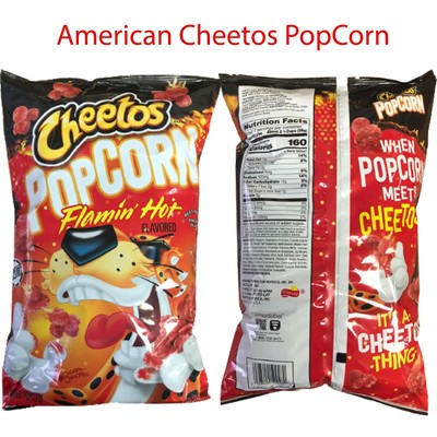 New Cheetos Flamin Hot Popcorn Flavored Snacks 6.5 OZ Bag ...