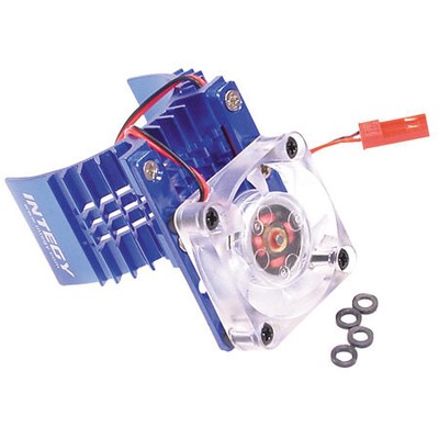Integy Motor Heatsink/Fan Blue ST RU BA SLH INTT8074BL Electric Car/Truck Option