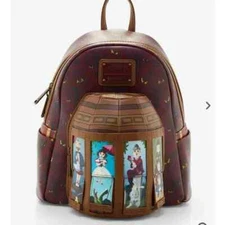 Loungefly Disney The Haunted Mansion Stretching Room Portraits Mini Backpack