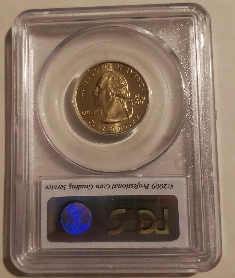 2008-P Arizona Quarter PCGS MS 69 Satin Finish Mac Sticker - Image 2 of 2