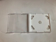 2 NEW Top Quality 10.4mm Very Rare Brilliant Double 2 CD Jewel Cases, White Tray