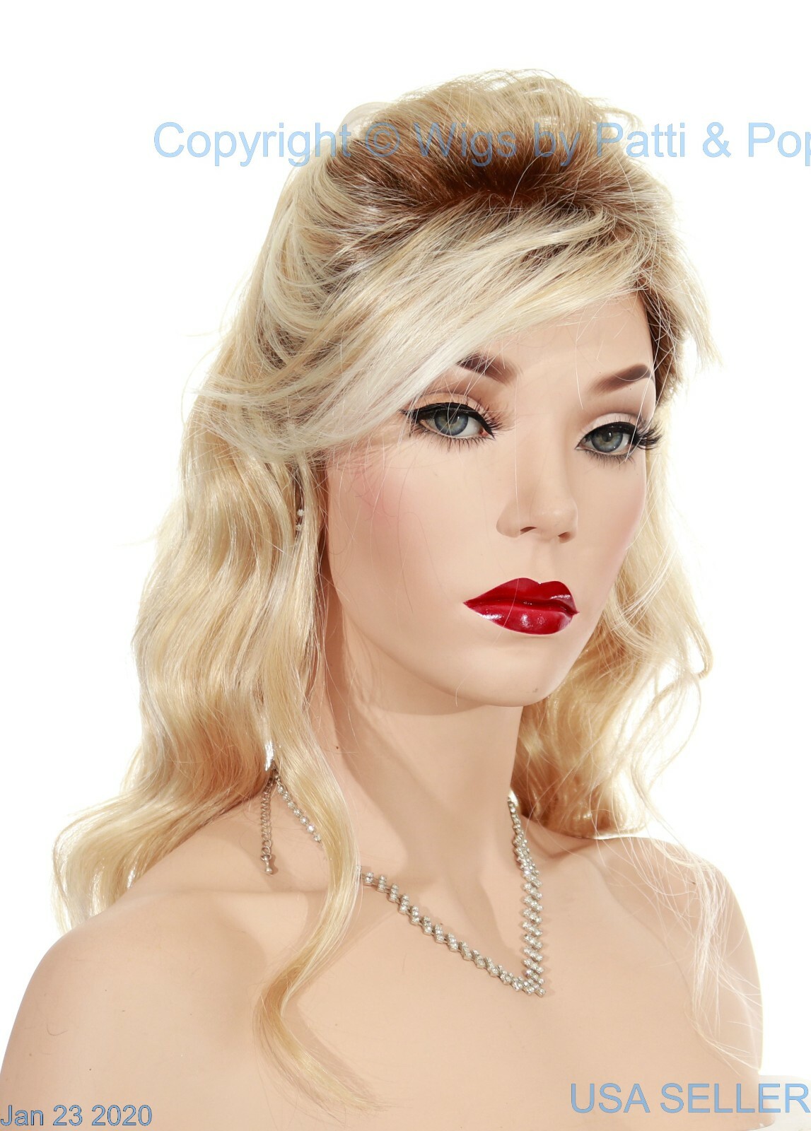 Rachel Jon Renau Wigs Lace Front Monotop Hand Tied Wavy LAGUNA