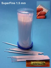 M01196 MOREZMORE 100 SuperFine 1.5mm MicroBrush Micro Brush Applicator Mini