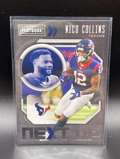 2021 Panini Playbook Football Next Up Nico Collins #NXT-NCO Texans