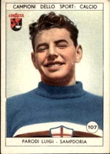 Lavazza 1950 Sports Champions Figure No. 107 Sampdoria Parodi