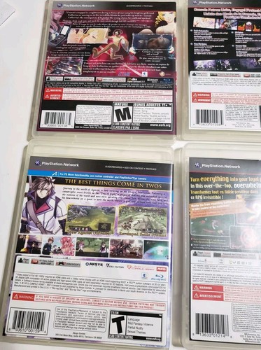NO GAMES! Neptunia Victory Sony PS3 Catherine Disgaea Valkyria Mugen Souls RPG - Picture 7 of 9
