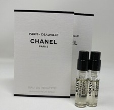 2X Chanel Les Eaux Paris-Deauville Eau de Toilette EDT Sample Spray .05oz/1.5ml