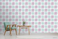 3D Aquare Pattern Wallpaper Wall Mural Removable Self-adhesive Sticker 865