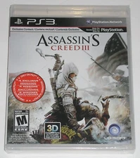 PlayStation 3 Video Game - Assassin's Creed III (New, No UPC)