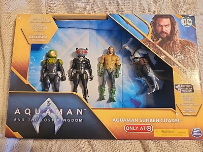 DC Aquaman And The Lost Kingdom SUNKEN CITADEL BATTLE PACK Shark Guard 2023
