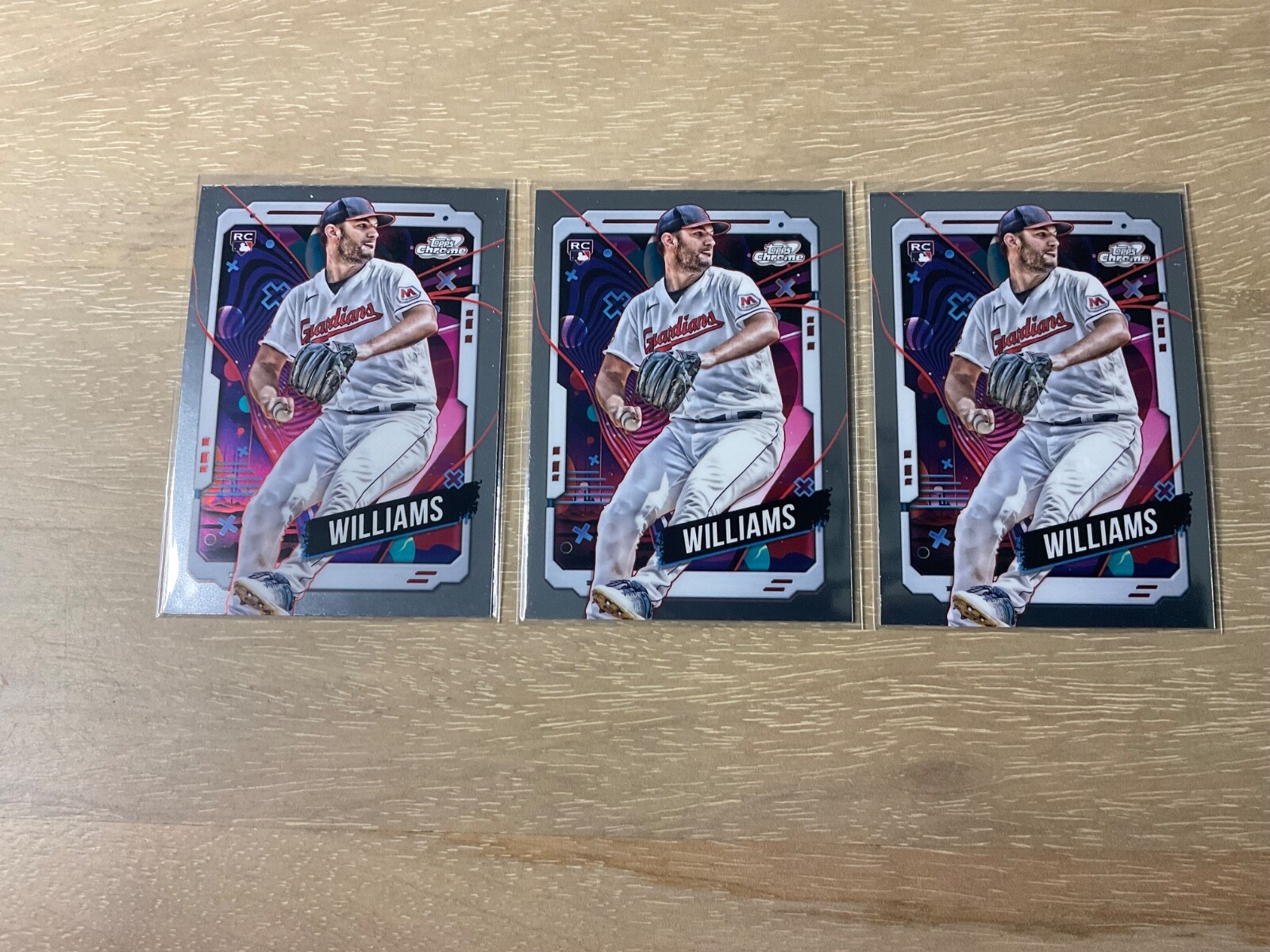 2024 Topps Cosmic Chrome Gavin Williams Rookie #63 Cleveland Guardians