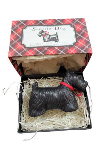 Gianna Rose Atelier Black Scottie Dog-Shaped Soap Fresh Milled Scented 5.5 oz. - Picture 1 of 12