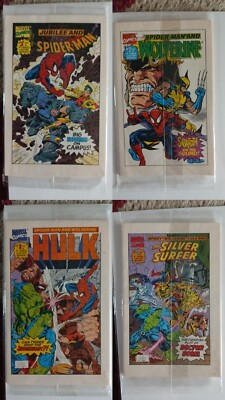 Marvel Drakes Cakes Promo Series 1 Complete Set #1, 2, 3, 4 Sealed New