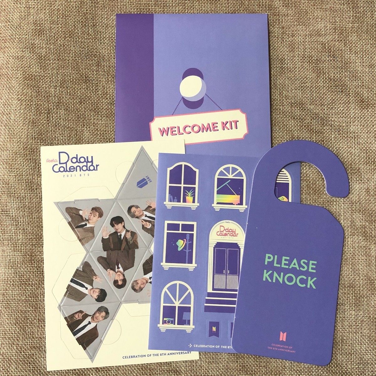 BTS [FESTA D-Day Calendar 8th] Official Welcome Kit Door
