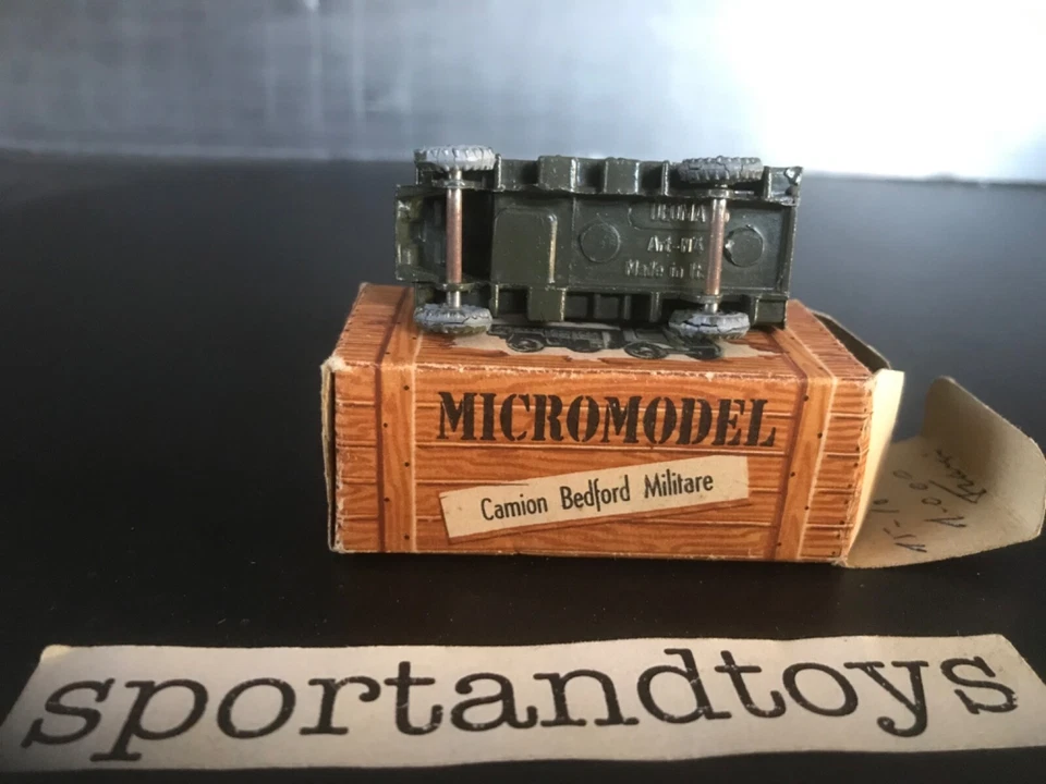 DEOMA 1:87 CAMION BEDFORD MILITARE  Mod. 4 METALLO ITALY 1960 LEGGI NOTE - Immagine 4 di 4